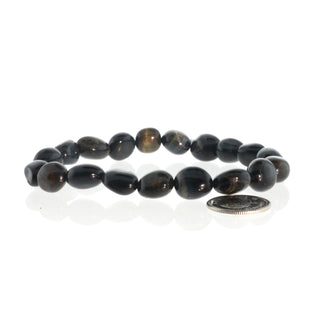 Tiger's Eye Blue Tumbled Bracelets    from The Rock Space