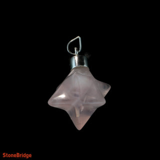 Rose Quartz Merkaba Pendant    from The Rock Space