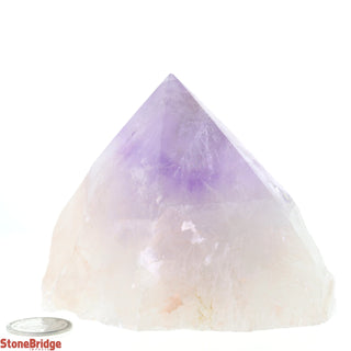 Amethyst Chevron Cut Base, Polished Point Tower #3    from Stonebridge Imports