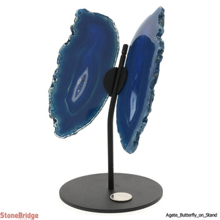 Agate Slice Butterfly With Stand - 8 3/4" x 6"    from The Rock Space