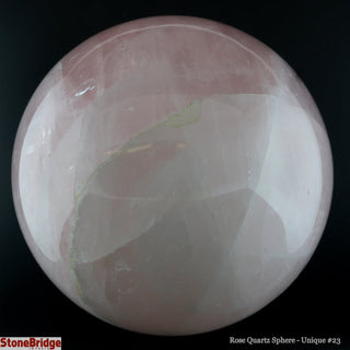 Rose Quartz Sphere U#23 - 4 1/4"    from The Rock Space