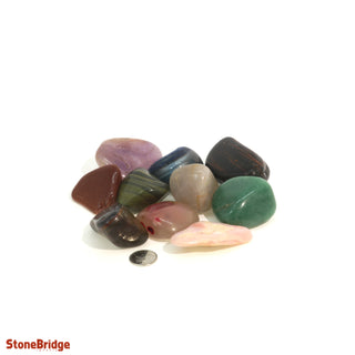 Mixed Tumbled Stones (CONTAINS DYED AGATE) from The Rock Space