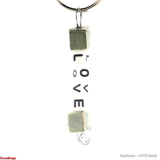 Keychain ��� Beads L.O.V.E.    from Stonebridge Imports