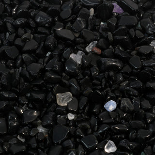 Obsidian Black Tumbled - Assorted Tiny    from The Rock Space