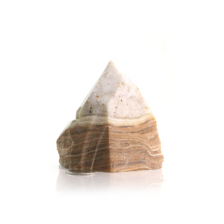 Calcite Golden Cut Base, Polished Point Tower #2    from The Rock Space