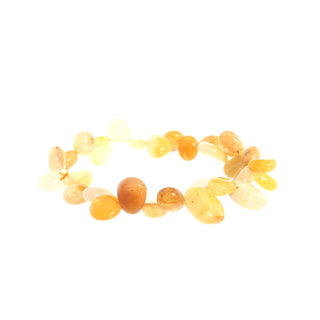 Jade Yellow Tumbled Offset Bracelet    from The Rock Space