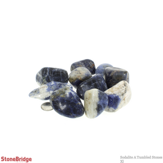 Sodalite A Tumbled Stones - Brazil from The Rock Space