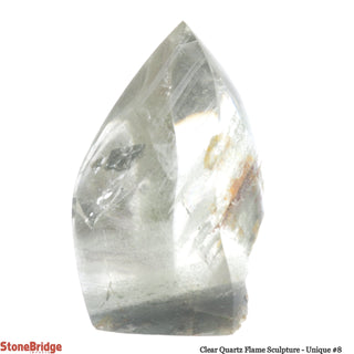 Clear Quartz Flame Sculpture U#9 - 3"    from The Rock Space