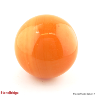 Orange Calcite Sphere U#7 - 3 3/4"    from The Rock Space