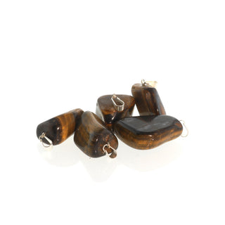 Tiger's Eye Tumbled Pendants - 5 Pack    from The Rock Space