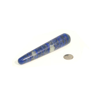 Lapis Lazuli A Rounded Massage Wand - Extra Large #2 - 3 3/4" to 5 1/4" from The Rock Space