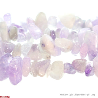 Amethyst Light Chip Strands - 5mm to 8mm    from The Rock Space