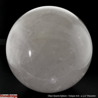 Clear Quartz Sphere U#16 - 4 1/4"    from The Rock Space