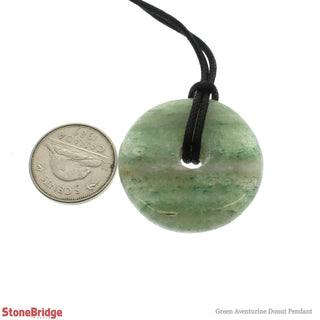 Green Aventurine Donut Necklace    from The Rock Space