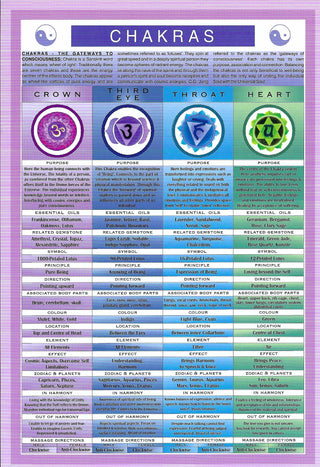 QuickStudy Guide - Chakras    from The Rock Space