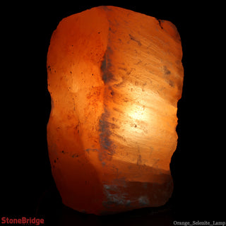 Selenite Orange Lamp - 8"    from The Rock Space