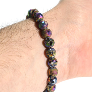 Agate Druzy Bead Bracelet from The Rock Space