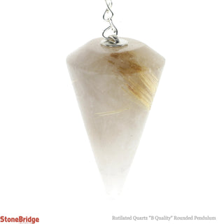 Rutilated Quartz B Rounded Pendulum    from The Rock Space