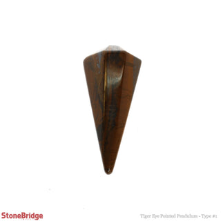 Tiger Eye Pendulum 6 Facets & Ring    from The Rock Space