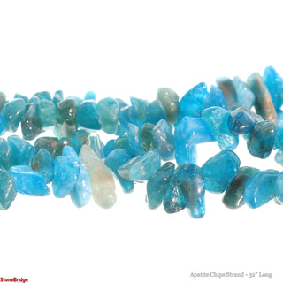 Apatite Chip Strands - 3mm to 5mm from The Rock Space