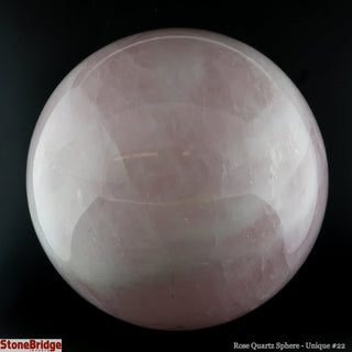 Rose Quartz Sphere U#22 - 4 1/4"    from The Rock Space