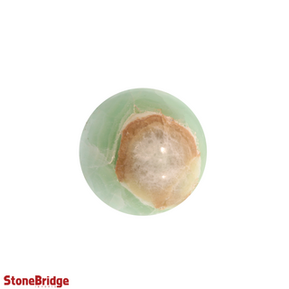 Calcite Green Sphere - Medium #1 - 2 3/4"    from The Rock Space