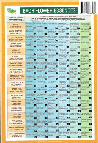 QuickStudy Guide - Bach Flower Essences    from The Rock Space