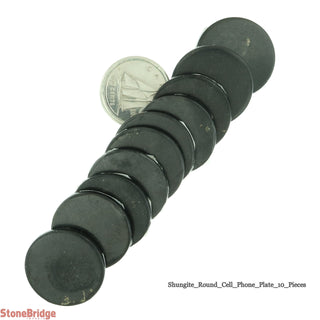 Shungite Cell Plate Round - 10 Pack from The Rock Space