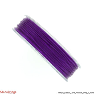 Stretchy Jewelry Cord - Purple    from The Rock Space