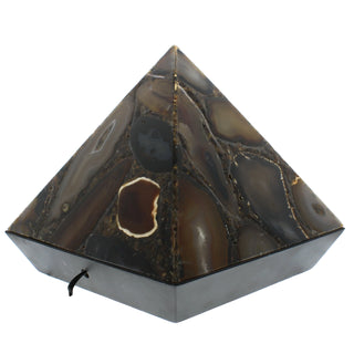 Agate Pyramid Lamp U#2 - 25cm from The Rock Space