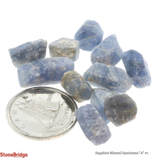 Sapphire Crysals #1 - 1/8" to 3/4" - 10g bag    from The Rock Space