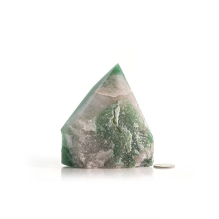 Bi-Green Aventurine Cut Base, Polished Point Tower #4    from The Rock Space