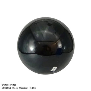 Black Obsidian Sphere - Small #2 - 2 1/4"    from The Rock Space