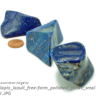 Lapis Lazuli Free Form Polished Gallet -Small: (1 1/2" to 2")    from The Rock Space