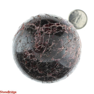 Garnet Sphere - Small #3 - 2 1/4"    from The Rock Space