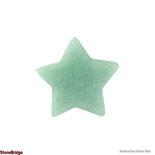 Green Aventurine Star Shape Polished Stones    from The Rock Space