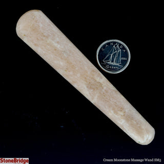 Moonstone Cream Rounded Massage Wand - Small #3 - 3 1/2" to 4 1/2"    from The Rock Space