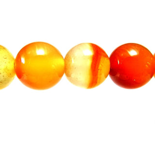Carnelian A - Round Strand 15" - 4mm    from Stonebridge Imports