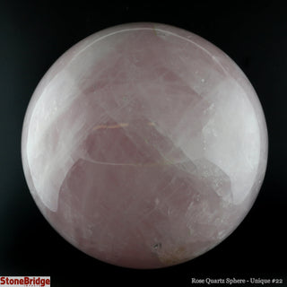 Rose Quartz Sphere U#22 - 4 1/4"    from Stonebridge Imports