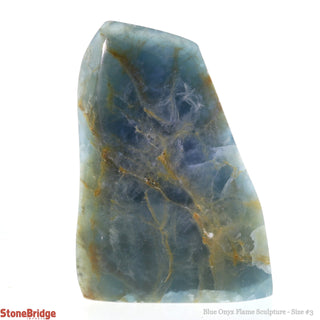 Blue Onyx Flame Sculpture #3    from Stonebridge Imports