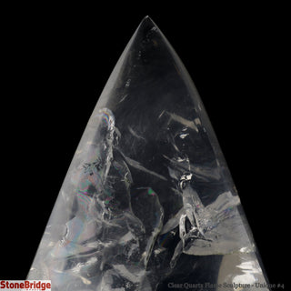 Clear Quartz Flame Sculpture U#4 - 6"    from The Rock Space