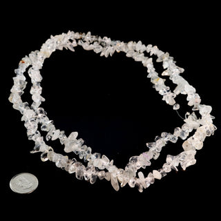 Clear Quartz Chip Strands - 5mm to 8mm