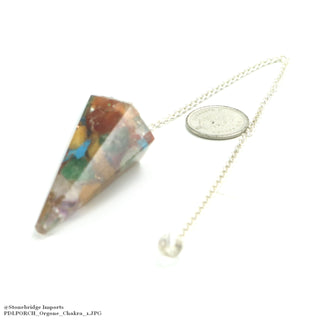 Orgone Chakra Pendulum 6 Facets & Ring    from The Rock Space