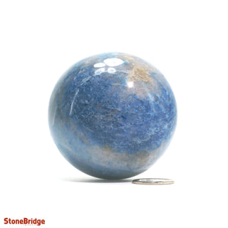 Trollite Blue Sphere - Small #2 - 2 1/4"    from The Rock Space