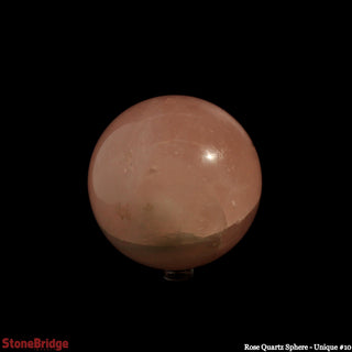 Rose Quartz Sphere U#10 - 3 1/4"    from The Rock Space