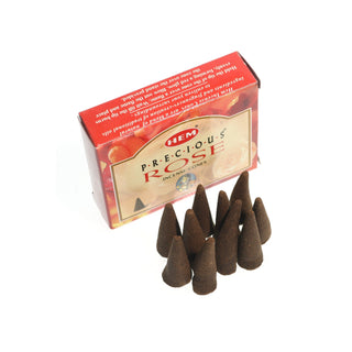 Precious Rose Hem Incense Cones - 10 Pack    from The Rock Space