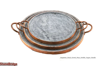 Soapstone Pizza Cooking Plate - Small    from The Rock Space