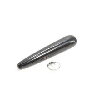 Shungite Rounded Massage Wand - Medium #2 - 3" to4"    from Stonebridge Imports