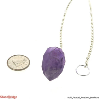 Multi Faceted Amethyst Pendulum    from The Rock Space