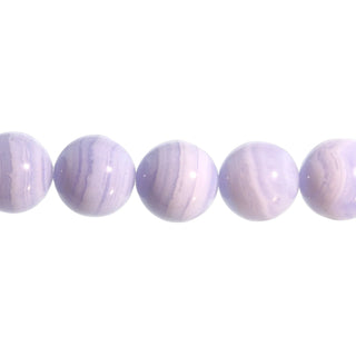 Agate Blue Lace Round Strand - 14mm    from The Rock Space